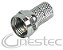 CONECTOR F COM ROSCA / TWISTER  RG59 - Imagem 1