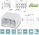 CONECTOR HEADER - PTSM 0,5/ 4-HH-2,5-THR WH R32 - MACHO - Imagem 1