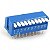 DIP SWITCH 10 VIAS  90 graus  AZUL  KF1002-10 - Imagem 1