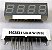 DISPLAY 4 DIGITOS ANODO COMUM 7 SEG. LARANJA  E40283-I-UA-8-W 09 - Imagem 1