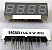 DISPLAY 4 DIGITOS ANODO COMUM 7 SEG. VERDE  E40283-I-UG-8-W 0936 - Imagem 1