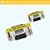 EMENDA  ADAPTADOR DB15HD VGA FEMEA X FEMEA - Imagem 1