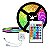 FITA STRIP LED RGB 3528 C/ SILICONE IP65 - 5m - COM CONTROLE - Imagem 1