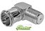 PLUG ADAPTADOR F FEMEA X F MACHO  90 graus ENGATE RAPIDO  LB37 - 122 - Imagem 1