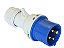 PLUGUE 32A, 4P, 9H, 220V, AZUL - PCE - Imagem 1