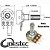 POTENCIOMETRO ROTATIVO 50KB 3 TERM. 16mm  L20 WH148-1 - Imagem 1