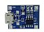 SHIELD MODULO CARREGADOR BATERIA LITIO 5V 1A 18650 - TP4056 - Imagem 1