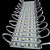 STRIP LED - MODULO / BARRA DE 6 LEDS 5050 - BRANCO FRIO - 1,44W - Imagem 1