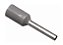 TERMINAL / PINO PRE ISOL. TUBULAR ILHOS CINZA CADA 10PCS E7510 0,75mm - Imagem 1