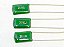 20PÇS DO CAPACITOR POLIESTER 18KPF X 400V ou 18NF X 400V - Imagem 1