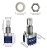 CHAVE ROTATIVA ON/OFF/ON - 10 TERMINAIS RS1010 - Imagem 3