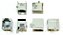 KIT 20PÇS JACK RJ11 2 VIAS 6P2C  - PARA PLACA 90 graus - CZ - Imagem 2
