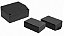 CAIXA PLASTICA PI-114/2 - 145 X 100 X 38MM - COM ABA - Imagem 1