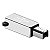 ADAPTADOR USB-B PARA FEMEA TYPE-C (USB-C) - Imagem 1