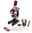 KIT EDUCACIONAL MICROSCOPIO CIENTIFICO 100X-400X-1200X - Imagem 2