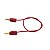 CABO INTERLIGACAO BANANA X BANANA 2mm 30cm - VERMELHO - Imagem 1