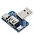 ADAPTADOR USB 4x1 PARA USB TIPO C, MICRO USB, USB FEMEA e DIP - XY-USB4 - Imagem 2