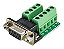 SHIELD MODULO ADAPTADOR DB9 SERIAL RS232/RS485 FEMEA P/ BORNE - Imagem 1