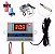 CONTROLADOR DE TEMPERATURA / TERMOSTATO XH-W3001 - 110/220V C/ SENSOR - Imagem 1