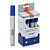 Pincel Quadro Branco Dashligth Recarregavel Azul Cx.c/12 - Imagem 1