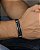 Pulseira Masc Silicone Aço 21cm - Imagem 1