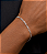 Pulseira 3x1 Média Prata 21cm - Imagem 1