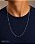 Colar Cartier Fino Prata 70cm - Imagem 1