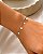 Pulseira Medalhas Prata 18cm - Imagem 1