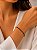 Pulseira Riviera Preta Semijoia 19cm - Imagem 1