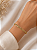 Pulseira Folha Semijoia 21,5cm - Imagem 1
