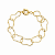 Pulseira Ellos Torto Semijoia 20cm - Imagem 2