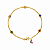 Pulseira Zircônia Collors Mista Semijoia 20cm - Imagem 2