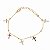 Pulseira Cruz Cravejada Semijoia 19cm - Imagem 2
