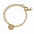 Pulseira Medalha São Bento Semijoia 18cm - Imagem 2