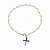 Pulseira Pérola Cruz Cor Semijoia 23cm - Imagem 2