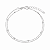 Pulseira Dupla Bolinha Prata 18cm - Imagem 2