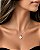 Colar Van Cleef Trevo Prata 45cm - Imagem 1