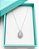 Colar Gota Cravejada Prata 45cm - Imagem 2