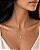 Colar Gota Ponto Luz Prata 45cm - Imagem 1