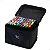 KIT CANETAS DE COLORIR PONTA DUPLA - 80 CORES - Imagem 1