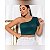 Cropped /Blusa Feminina ombro nu com Bojo - Imagem 3