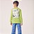 T-SHIRT ML COM ESTAMPA DISNEY 10 VERDE CYBER - Imagem 2