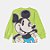T-SHIRT ML COM ESTAMPA DISNEY 01 VERDE CYBER - Imagem 1