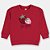 BLUSAO EM MOLETOM MORANGO VERMELHO UP BABY - Imagem 3