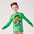 T-SHIRT MANGA LONGA HULK VERDE BIMBI - Imagem 1