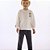 CONJUNTO BLUSAO E CALCA EM MOLETOM SEM FELPA 04 000106 NATURAL - Imagem 1