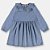 VESTIDO INFANTIL JEANS COM ELASTANO E BABADO (AZUL) UP BABY AZUL - Imagem 2