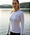Camiseta Lycra UV Manga Longa Feminina Mormaii - Branco - Imagem 4
