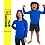 Camiseta Infantil Manga Longa com Proteção UV - Poliéster - Imagem 1