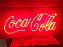 Antigo Logo Original Coca Cola em Neon - Imagem 1